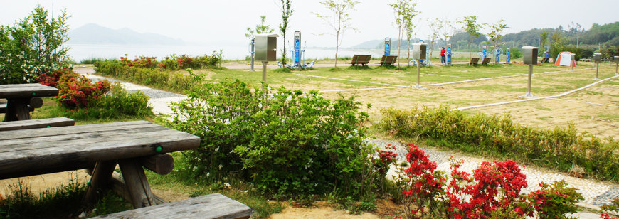 캠핑·자전거 마니아와 함께하는 익산 곰개나루 웅포관광지 캠핑장 개장